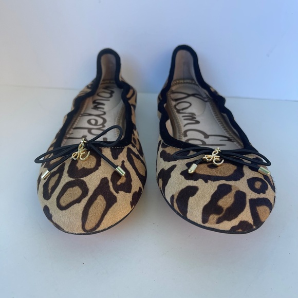 SAM EDELMAN Felicia Leopard Print Flat Size 7M - Picture 2 of 8